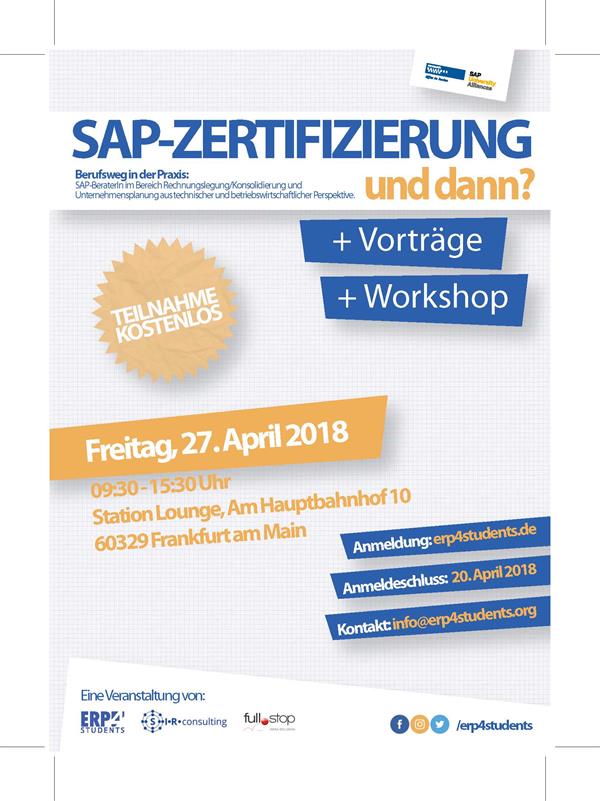 Nachbericht „SAP-Zertifizierung: und dann?“ (April 2018)