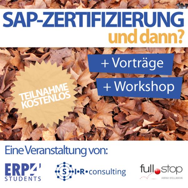 Nachbericht „SAP-Zertifizierung: und dann?“ (September 2018)